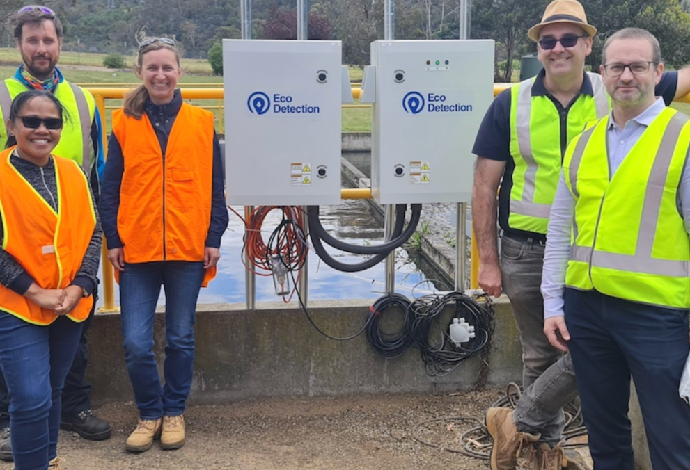 Eco Detection installed at TasWater Sewage Plant